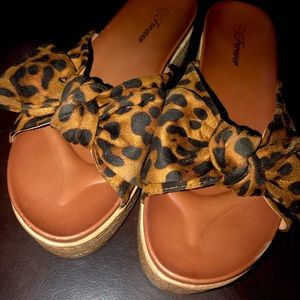 Leopard print shoes